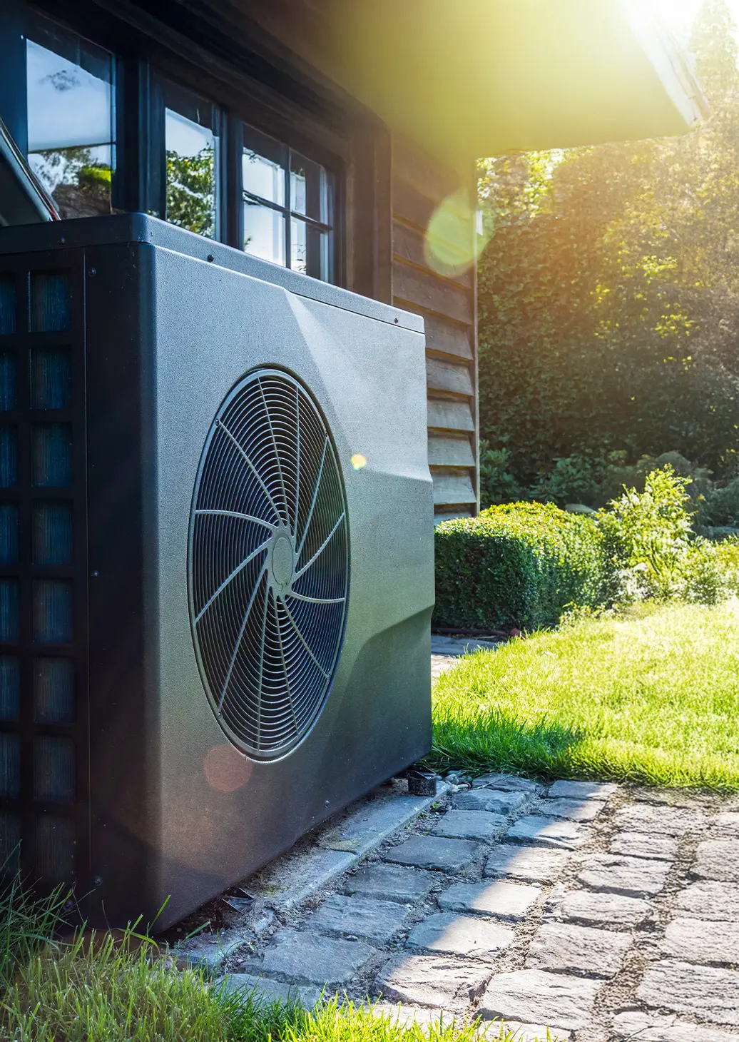 Pompe à chaleur air-eau installée au Luxembourg